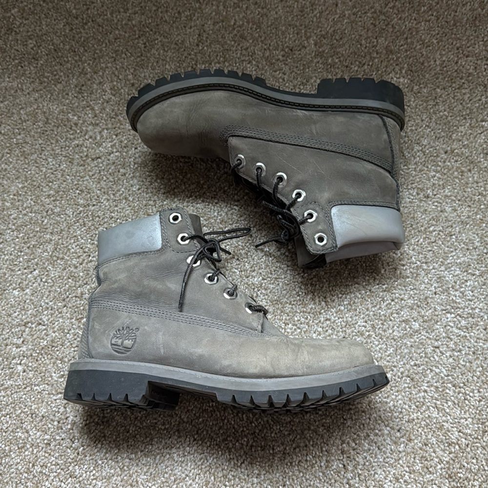 Timberland Unisex Kids Gray Boots